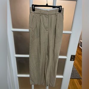 Aritzia Wilfred The Effortless Pant Linen regular length